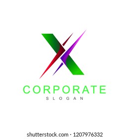 logo letter x, extreme activity logo, X symbol with a simple look