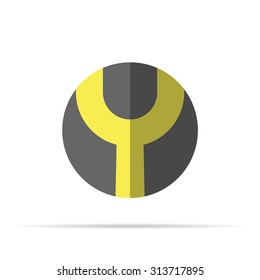 Logo for letter Y
