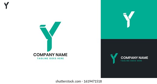 Logo Letter Y - All elements on this template are editable with vector software.