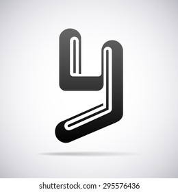 Logo for letter Y. Design template