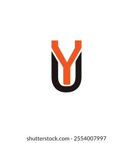 Logo Letter YU Simple Illustrations