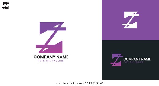 Logo Letter Z - All elements on this template are editable with vector software.