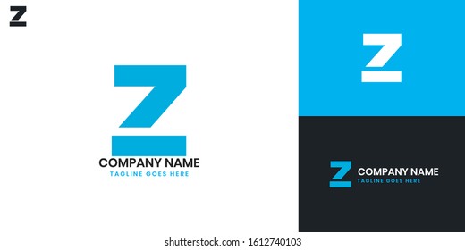 Logo Letter Z - All elements on this template are editable with vector software.