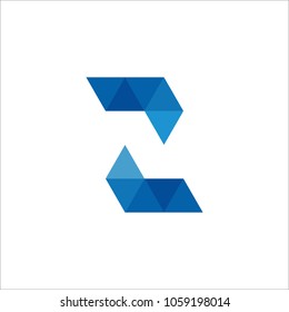 Logo for letter Z. Design template
