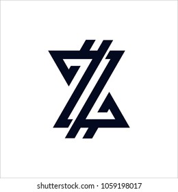 Logo for letter Z. Design template
