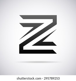 Logo for letter Z. Design template