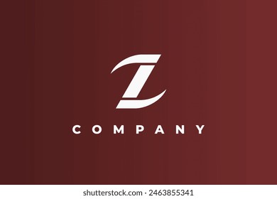 logo letter z sickle monogram modern