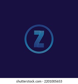Logo de IT logo de la compañía de tecnología Z