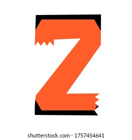 logo letter z and White Background