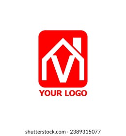 logo lettering v for home