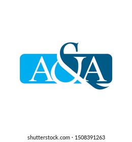 Logo Letters AA, or A & A. Logo name or company