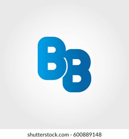 logo letters bb blue