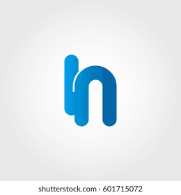 logo letters in blue