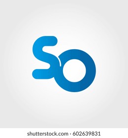 logo letters so blue