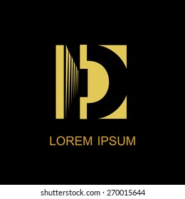 Logo letters D