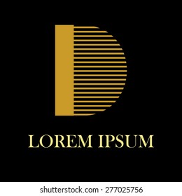 Logo letters D