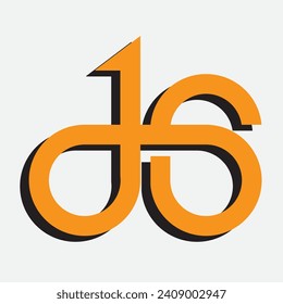 The logo with the letters ds is very simple svg