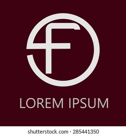 Logo letters F