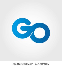 logo letters go blue