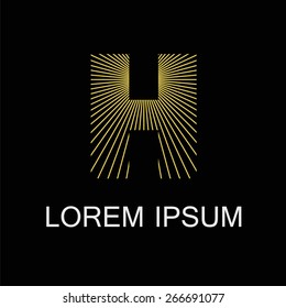 Logo letters H