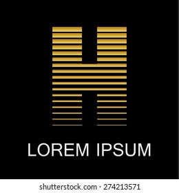 Logo letters H