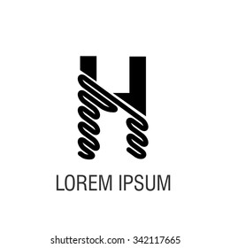 Logo letters H