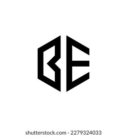 Logo letters initial font BE