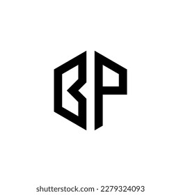 Logo letters initial font BP