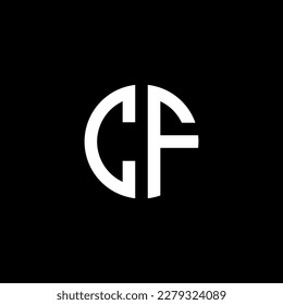 Logo letters initial font CF