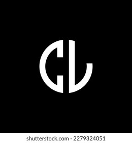 Logo letters initial font CL