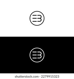Logo letters initial font eb 
