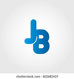 Logo Letters Jb Blue Stock Vector (Royalty Free) 602682419 | Shutterstock