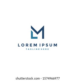 logo letters L and M