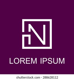 Logo letters N