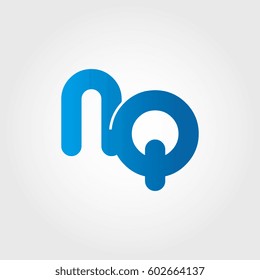 logo letters nq blue