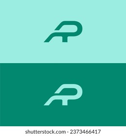 Logo of the letters A and P