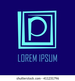 Logo letters P