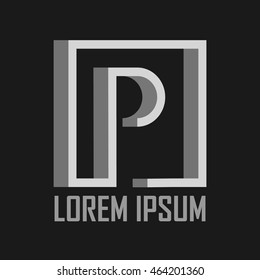 Logo letters P