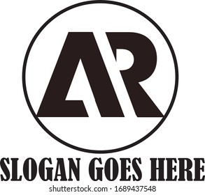logotipos, letras A y R