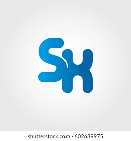 logo letters sx blue