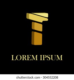 Logo letters T