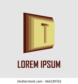 Logo letters T