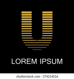 Logo letters U