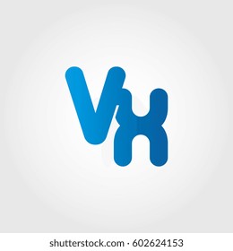 logo letters vx blue
