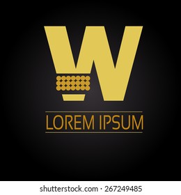 Logo letters W