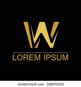 Logo letters W