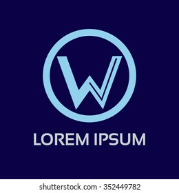 Logo letters W
