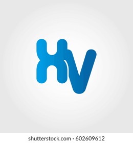 logo letters xv blue