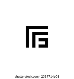 Logo LF initial LF insurance finance business identity