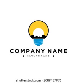 Logo for Light Company or Beach Scene